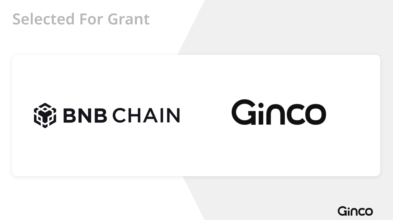 2024.7.11【プレスリリース】Ginco、BNBからグラント授与、同時に業務用暗号資産ウォレット「Ginco Enterprise Wallet」がBNBに新規対応